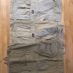 3 pairs cargo shorts size 31 Bundle